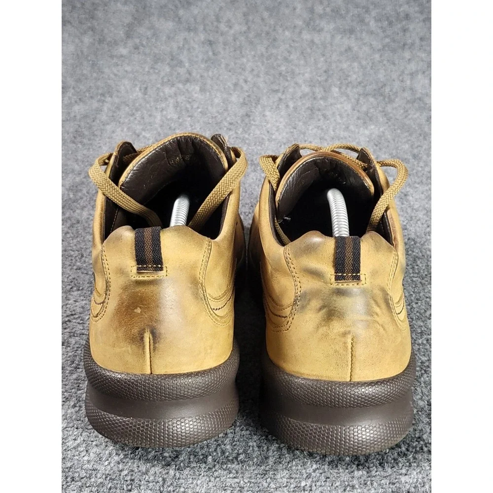 SAS‎ Move On Mens 12.5 S Camel Brown Leather Lace Up Walking Comfort Shoes Work